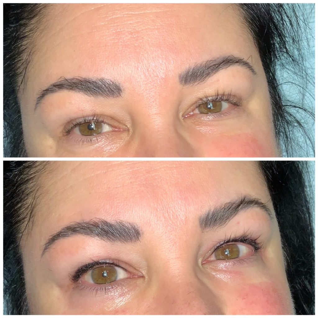 Permanent Eyeliner lash enhancement