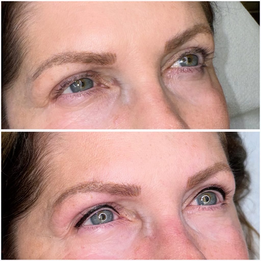 Tattoo Eyeliner upper eyelid